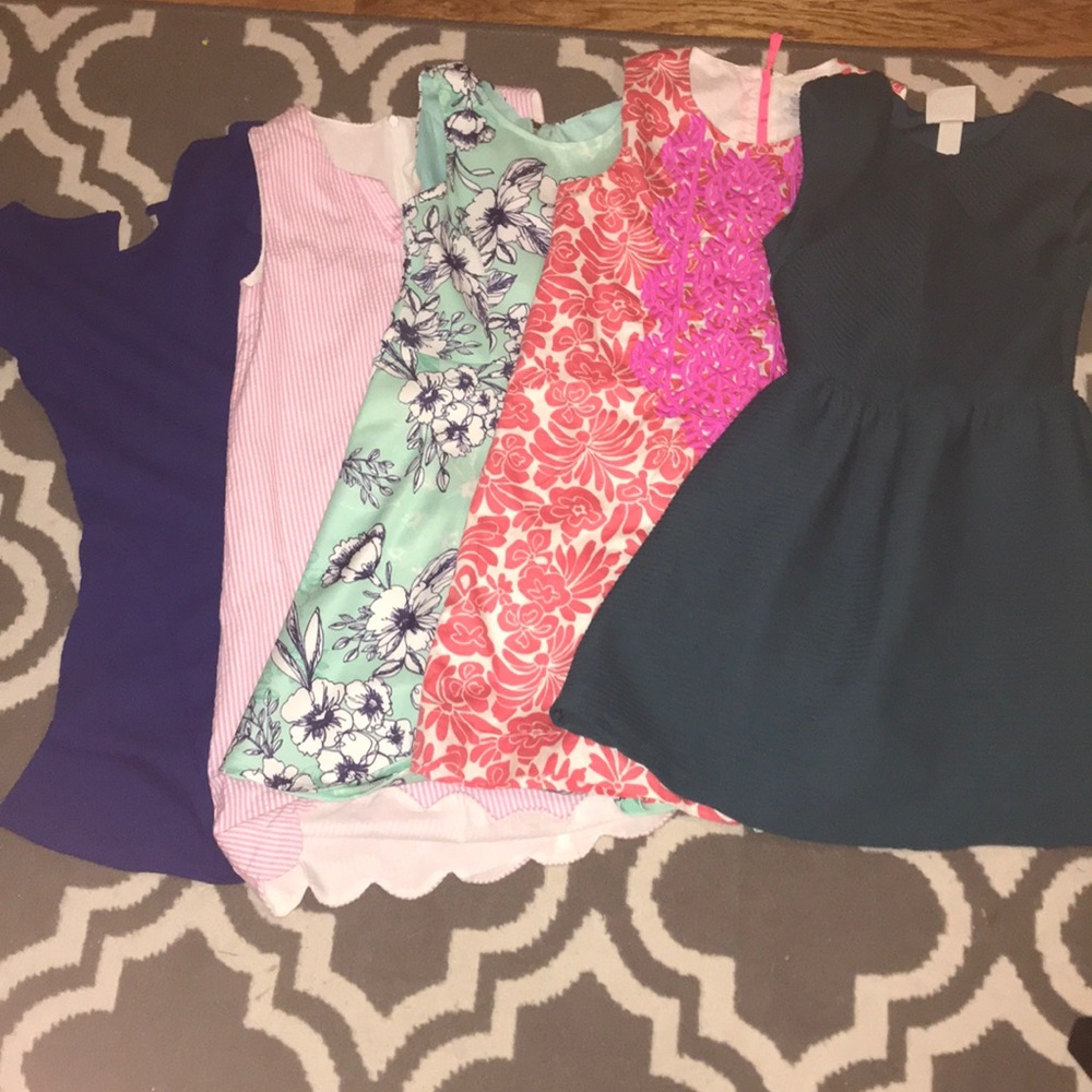 bundle of 5 size 8-10s kids dresses!!